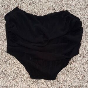 Mesh strapless corset